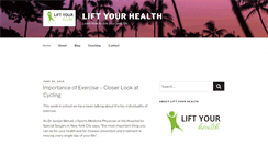 Desktop Screenshot of liftyourhealth.com